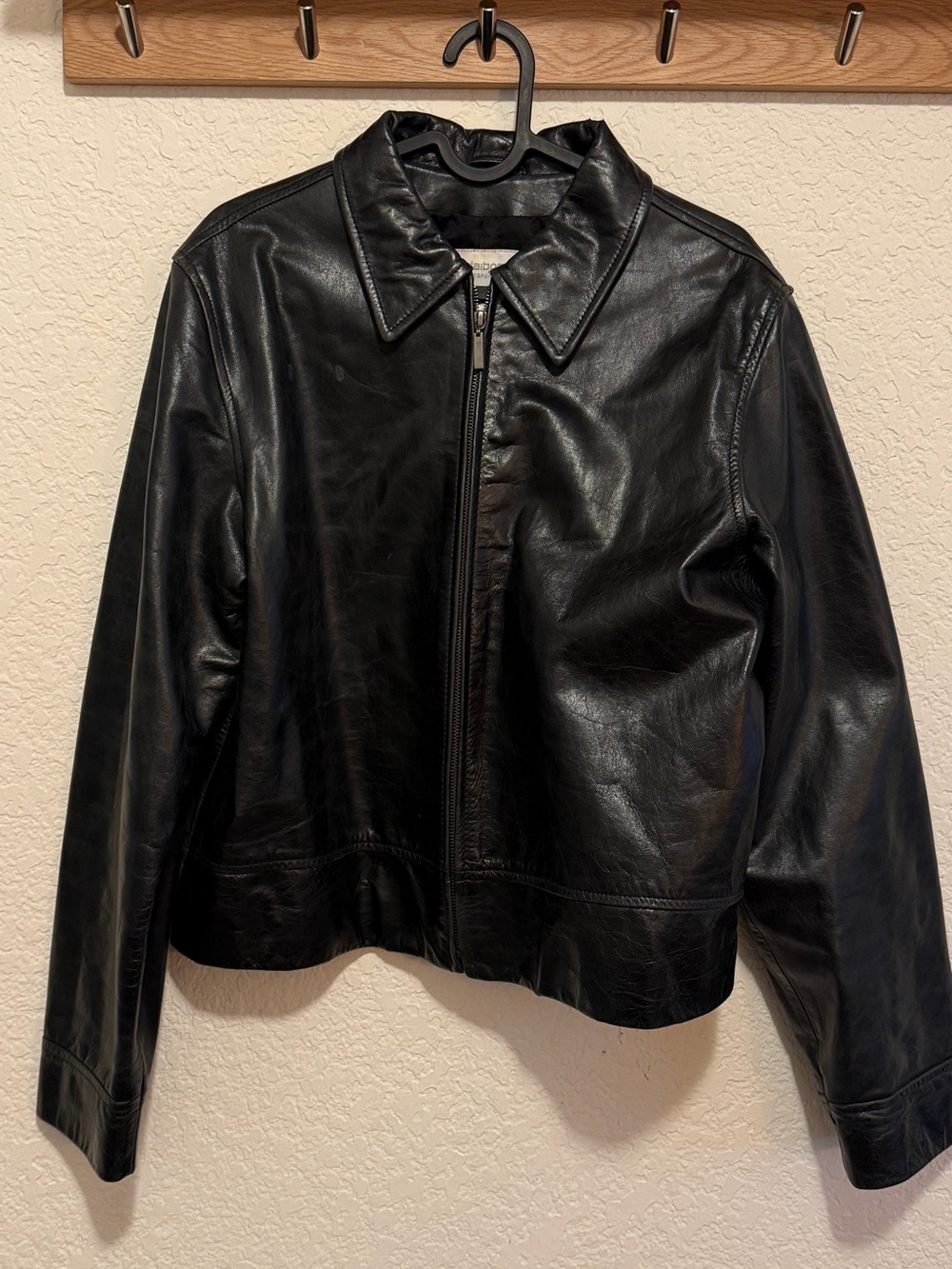 Liz Claiborne Black Leather Jacket